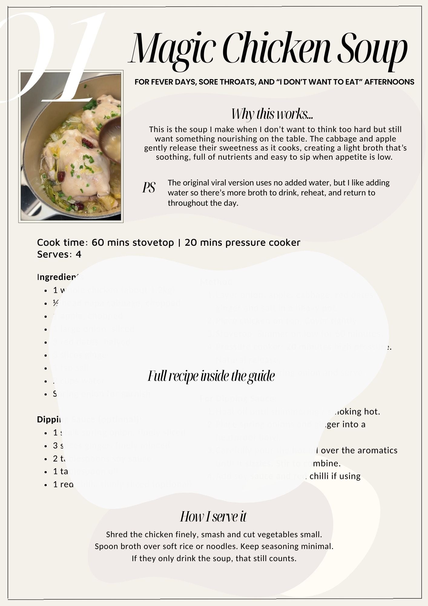 Sick Day Survival Kit for Picky Eaters - 5 Gentle Meals for Sick Kids & Low Appetite Days